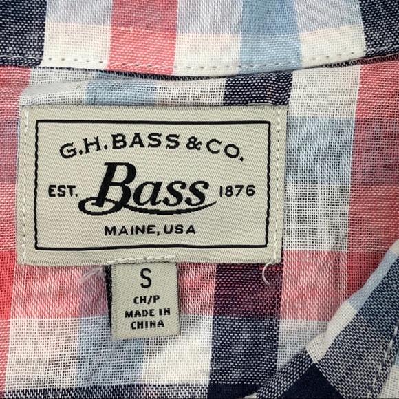 G.H. Bass & Co Sleeveless Plaid Top Size S - Picture 4 of 8